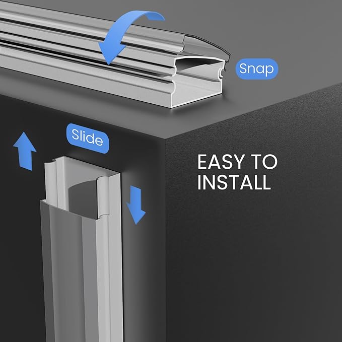 Cord Hider 153in - Cord Covers for Wires - Paintable Cable Hider - Cable Management - Wire Hiders for TV On Wall - Cable Management Cord Hider Wall - Cable Raceway - 9X (L17 x W0.95 x H0.5) - Grey