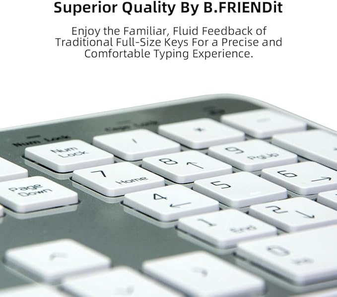 Wired USB Keyboard, Comfortable Quiet Chocolate Keys, Durable Ultra-Slim Wired Computer Keyboard(QWERTY) for PC, Windows 11/10/8/7/XP/Vista KB1430 - Black