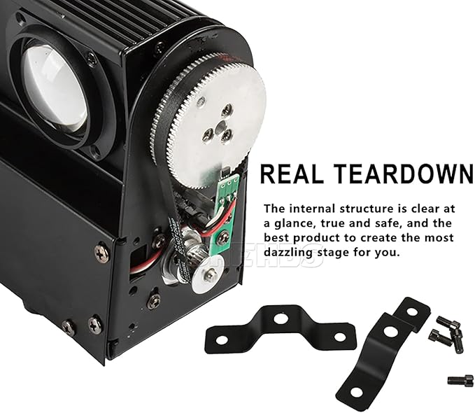 SHEHDS Moving Head Led Light Bar LED 8x12W, RGBW 4IN1, with Beam & Dazzling Effect, 8° Lens, 180° Tilt,DMX & Sound Control dj Lighting for Stage, Wedding, Theater, Church, Disco