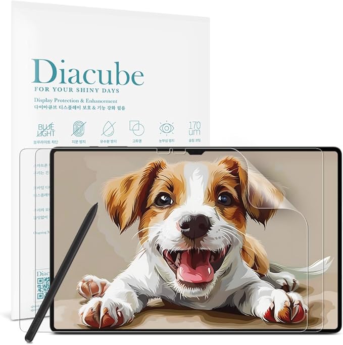 [2-Pack] For Samsung Galaxy Tab S10 Ultra 14.6 inch 2024 Paperfeel Screen Protector, Anti-Glare PET Film for Drawing and Writing Like on Real Paper, High Resonposive Touch, Easy Installation, Compatible with S-pen