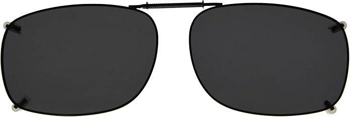 Eyekepper Large Clip On Sunglasses With Spring Draw Bar Polarized