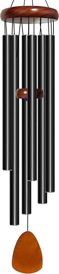 Wind Chime for Outside Deep Tone, 42 inch Large Wind Chimes, 6 Heavy Duty Tubes Aluminium Metal Extra Large Wind Chimes, Decoration for Garden, Patio, Yard, Gift for Mother's Day(Waterdrop)