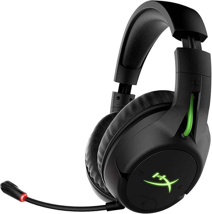 HyperX CloudX Flight – Wireless Gaming Headset, Official Xbox Licensed, Compatible with Xbox One and Xbox Series X|S, Game and Chat Mixer, Memory Foam, Detachable Noise-Cancellation Microphone