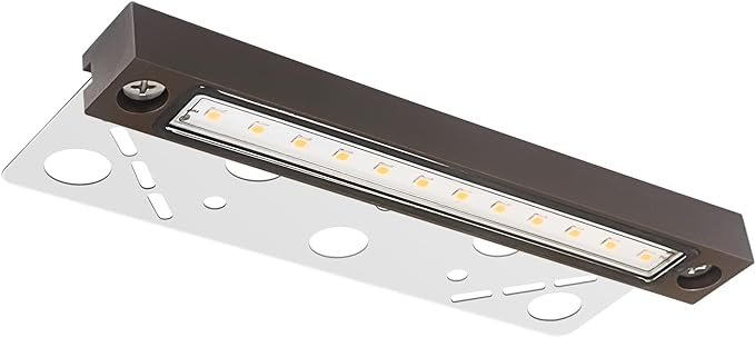 GKOLED 6.8 Inches LED Hardscape Lights, Low Voltage Retaining Wall Light Waterproof, 12V AC/DC Landscape Lighting, 1.5W 2700K, Classic Step Lights Outdoor, Die-cast Aluminum Housing