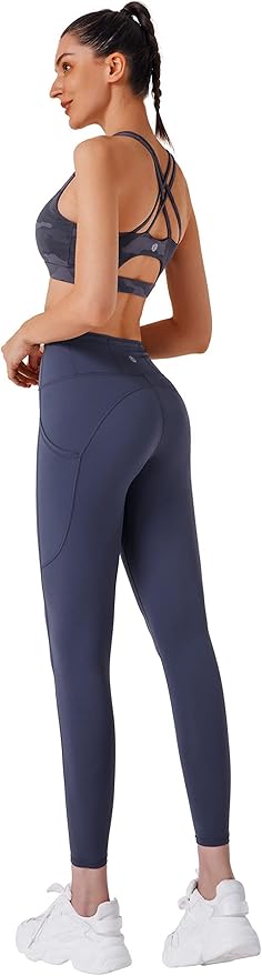 RUNNING GIRL Sports Bras for Women,Padded Sports Bra Tank Top Sexy Crisscross Back High Impact Longline Workout Yoga Bra