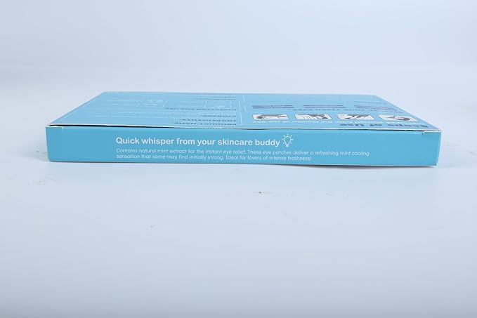 8-Pack Cold Eye Mask, Disposable Hydrogel Eye Patches, Gel Sheet Mask for Tired Eyes & Puffiness，Self Cooling Compress, Travel Essentials & Relaxation Gifts for Women, Stocking Stuffers for Adults