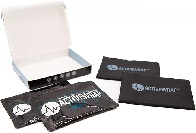 Activewrap Reusable Ice Packs for Injuries - Hot and Cold Gel Compress for Injury Recovery and Pain Relief, Soft, Flexible, Leakproof Pad for Back, Knee, Hip, & Shoulder - Large (7X 10 inches)