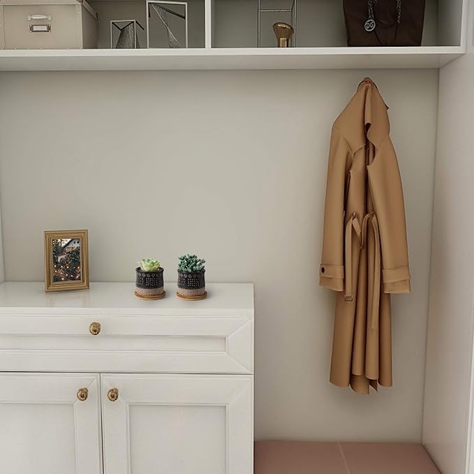 TAMAYKIM 2.75 Inch Mini Ceramic Succulent Plant Pots, Black Indoor Small Planter, Retro Elements Planter Pots with Saucer & Drainage Hole, for Cactus, Small Plants, Set of 6 (Plant Not Included)