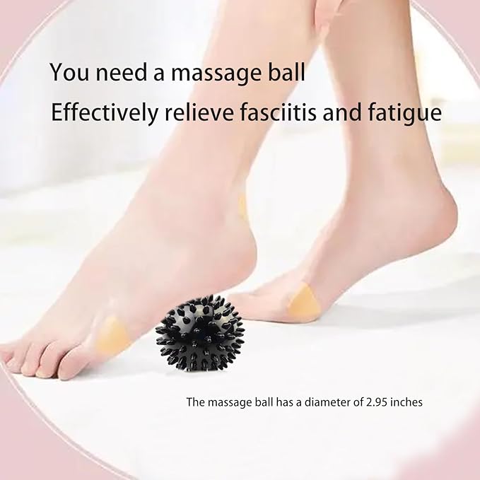 Gradient Fitness Therapy Stretching Belt, 12 Circle Multi Ring Stretching Belt (1.5 inches wide x 86.6 inches long), Therapy Equipment, Yoga Stretcher Strap,Leg Stretcher. Equipped with arch foot pads and pointed massage balls