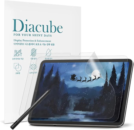 [2-Pack Paperfeel Screen Protector for Lenovo Tab P11/P11 Plus 11 inch 2021, Anti-Glare Matte PET Film for Drawing and Writing Like on Paper, High Responsive Touch, Easy Installation
