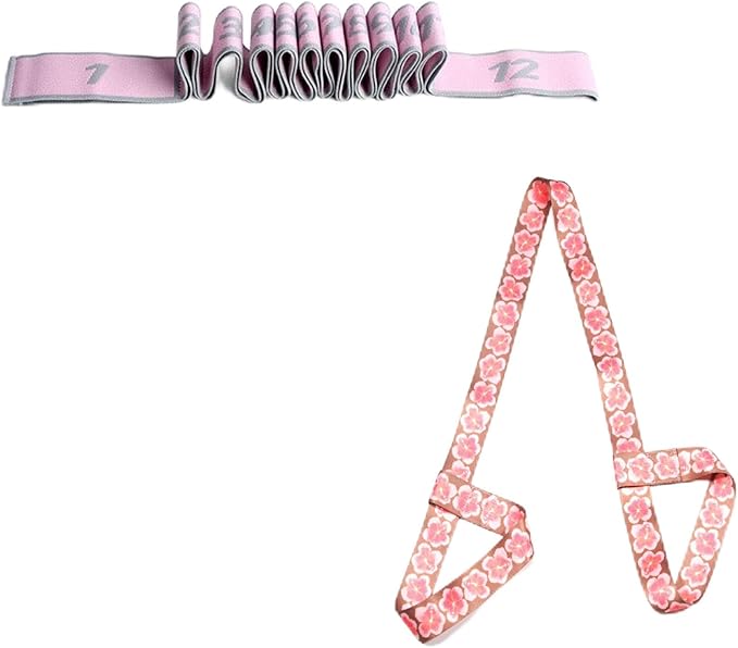 Yoga Mat Carrier Strap, Adjustable Thick Straps Sling for Carrying Large Mats, Stretching Ban