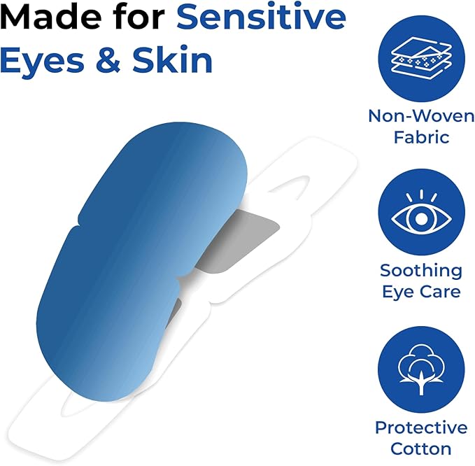 Steam Eye Mask for Dry Eyes | Self Heating Warm Compress for Eyes | Disposable Heated Eye Mask for Sleep, Spa, Travel Essentials & Relaxation Gifts for Women & Men (Unscented, 20 Pack)