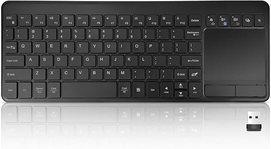 Wireless Bluetooth TouchPad Keyboard with Multi-Device Keyboard for Windows,Laptop,Tablet,Windows,Android,Chrome OS