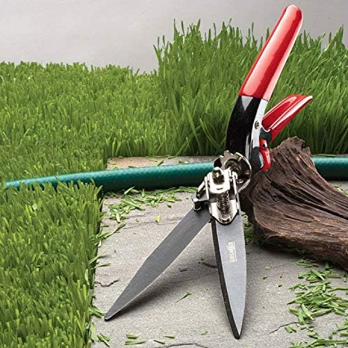Grass Shears - Garden Clippers with Rotating Handle - Grass Cutter Edging Shears - Hedge Trimmer Garden Shears - Hedge Clippers or Yard Scissors for Outdoor Edges and Hedges by Kings County Tools
