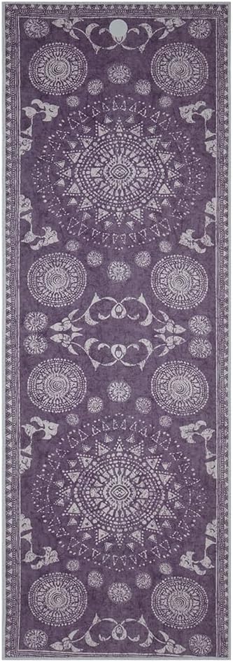 Manduka Yogitoes Hot Yoga Mat Towel - 71" | Moisture Activated Grip | Patented Silicone Nubs | Highly Absorbent, Durable & Easy Care | Made from Recycled Materials | 71 x 24 Inches