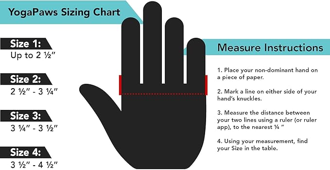 YogaPaws SkinThin Non Slip Grip Gloves for Women and Men, Hand Support for Yoga, Power Yoga, Pilates, Crossfit, Cycling, Rowing, Workout Training and for Sweaty Hands