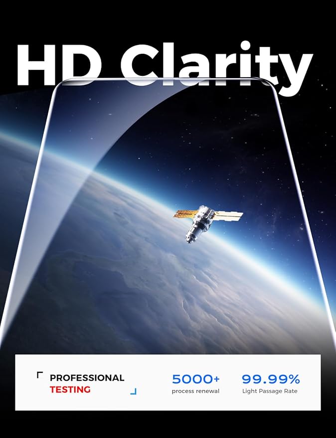 MAGIC JOHN 2 Pack for iPhone 16 Pro [6.3 inch] Tempered Glass Screen Protector, HD Clear, Bubble Free, Easy Installation, Auto Dust-Elimination, 16Pro 6.3''