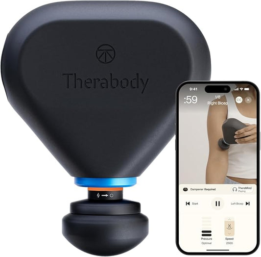 TheraGun Mini Plus Massage Gun by Therabody - Portable Massage Enhanced with Heat – Travel Essential for Faster Recovery On The Go