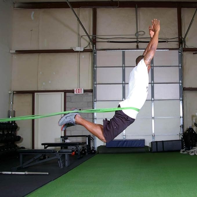 Rubberbanditz Athlete Training Running Bands - Great for Agility, Mobility, Jumping, Plyometrics, Power Fitness, Speed Band Training Workouts - Choose from 2 Sizes of Exercise Resistance Sprint Bands