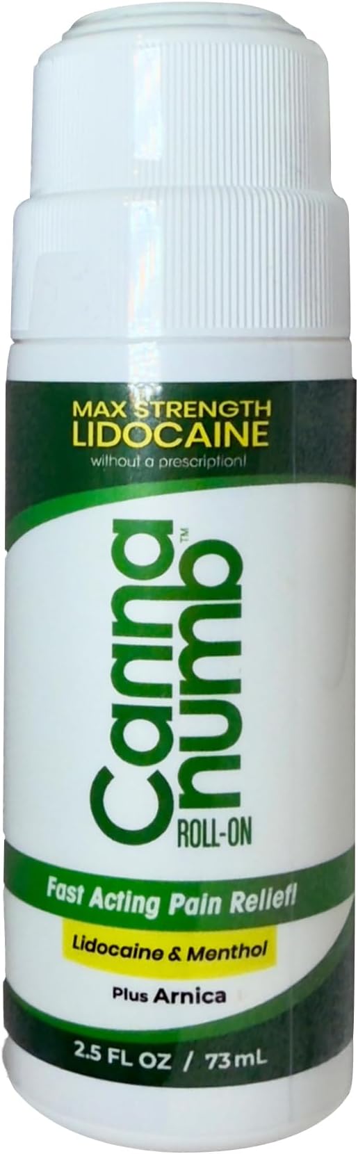 Hemp Oil Pain Relief Roll-On with Lidocaine | Fast Acting Pain Relief with Arnica + Boswellia + Menthol - Ideal for Arthritis, Sciatica, Strained Muscles, Joints, Backache & Bruises, 2.5oz