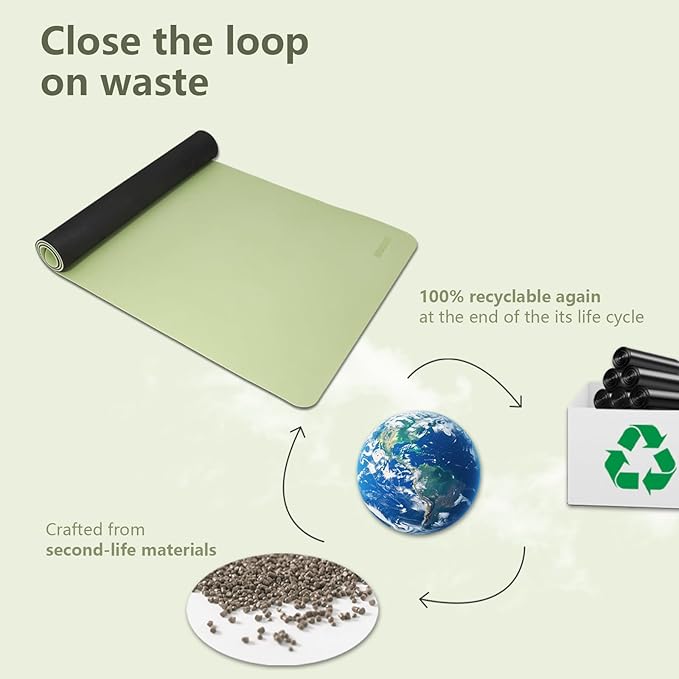 Yoga Mat Non-Slip Extra Thick 72"x32/24" Extra Wide Fitness Exercise Mat TPE Material High Elastic Hot Yoga Mat for Women Yoga Pilates Home Floor Workout (Cow Coffee)