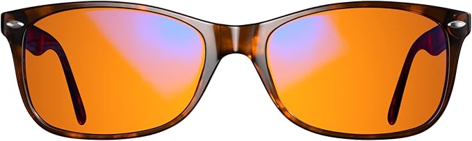 Swanwick Blue Light Blocking Glasses for Women, Men. Sleep Aid. Anti Eyestrain Headache for Computer, Gaming, TV, UV Glare