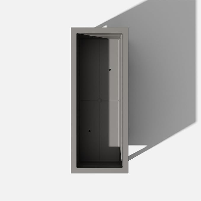 Veradek Block Series Raised Long Box Planter for Patio & Garden | Durable All-Weather Use with Aluminum Stand | Modern Décor for Herbs, Flowers