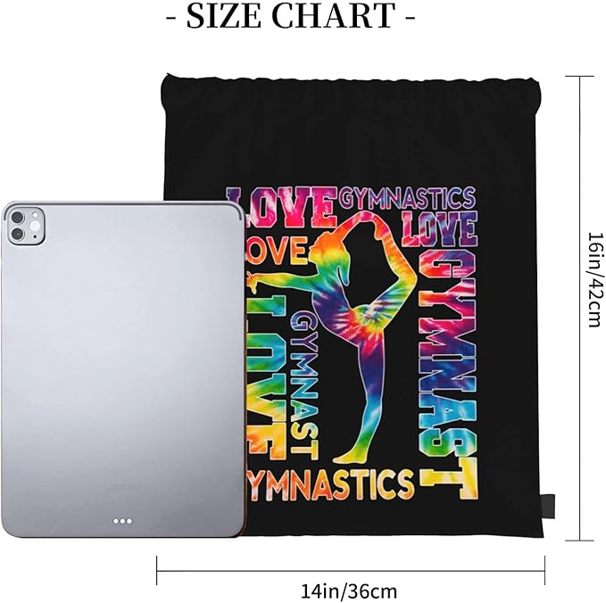 Gymnastics Drawstring Backpack Gym String Bag Drawstring Sackpack Sport For Womens Mens