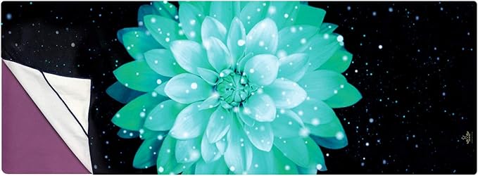 Heathyoga Non Slip Hot Yoga Towel, 100% Microfiber Non Slip Yoga Mat Towel for Hot Yoga, Pilates and Fitness, Exclusive Corner Pockets Design + Free Spray Bottle