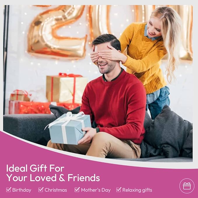 Lavender Eye Pillows for Relaxation, Yoga Eye Pillow for Meditation, Microwavable Weighted Eye Pillow for Yoga, Moist Heat & Cold Eye Compress with Aromatherapy (Rose Red) - 2 Pack