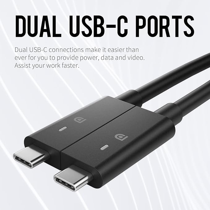 Dell WD19DCS Docking Station, Performance Dock WD19DCS - 3 Year Warranty, with 240W Power Adapter + 210W Power Delivery + ZoomSpeed HDMI & DisplayPort Cable + USB-C Cable - New