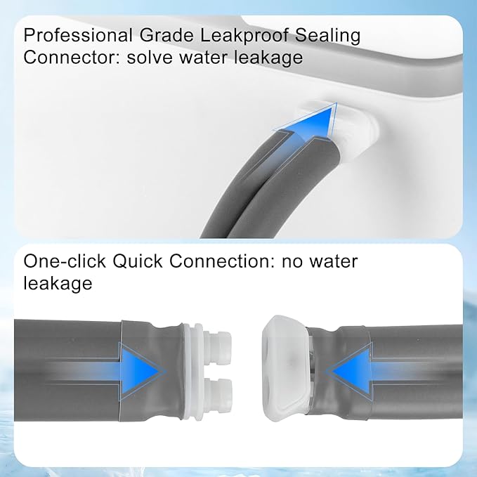 Ice Machine for Knee After Surgery, Ice Therapy Machine with Leak-Proof Design, Timer, 5-Level Flow, Adjustable Knee Pad, Cold Therapy Machine for Knee Post-Surgery Recovery Pain Relief