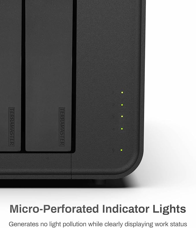 TERRAMASTER D4-320 External Hard Drive Enclosure - 4bay USB 3.2 Gen2 10Gbps Type-C USB Storage Hot Swappable Plug and Play (Diskless)