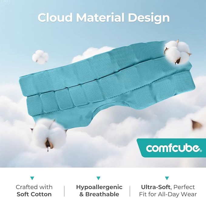 Wisdom Teeth Ice Pack Head Wrap, 2 Hours Long Lasting Cold Therapy Flexible Snug Fit Jaw Ice Pack for Face Oral Surgery, TMJ, Teeth Removed Pain, Cosmetic Injection