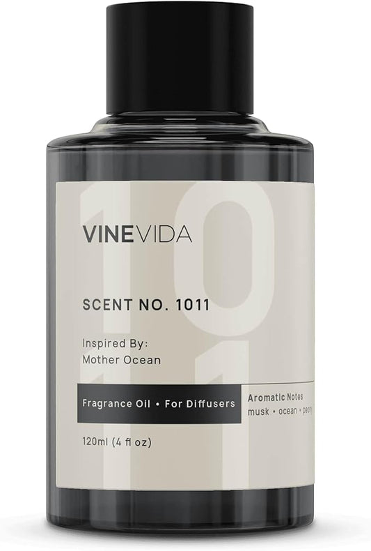 VINEVIDA (4oz) Hotel Fragrance Diffuser Oil - Hotel Scents Diffusers for Home - Cold Air Diffuser Oil - Hotel Scent Essential Oil - Scent No.1011 Inspired by Mother Ocean