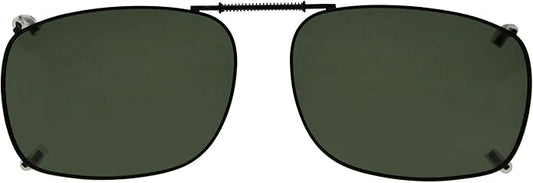 Eyekepper Large Clip On Sunglasses With Spring Draw Bar Polarized