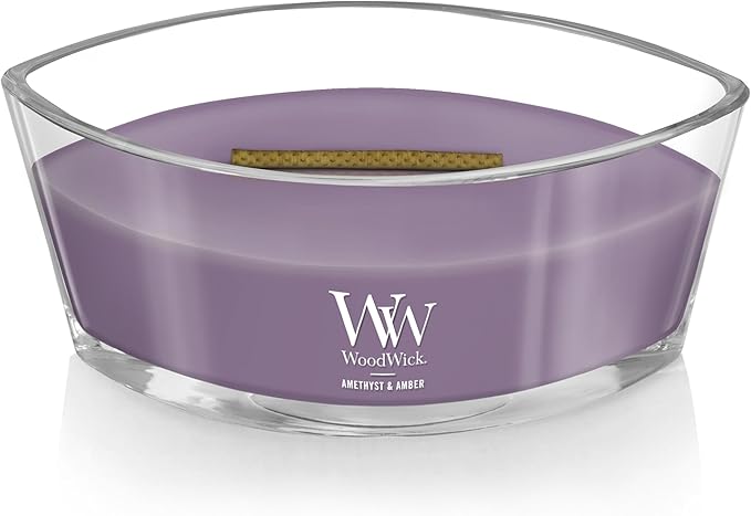 WoodWick Ellipse Candle Amethyst & Amber 16 oz.