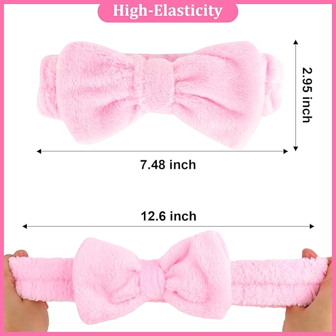 Ondder Skincare Headband for Washing Face Spa Makeup Face Wash Headband Skin Care Headbands Terry Cloth Head Band Bachelorette Party Favors Spa Party Hair Accessories Bachelorette Gifts for Bride