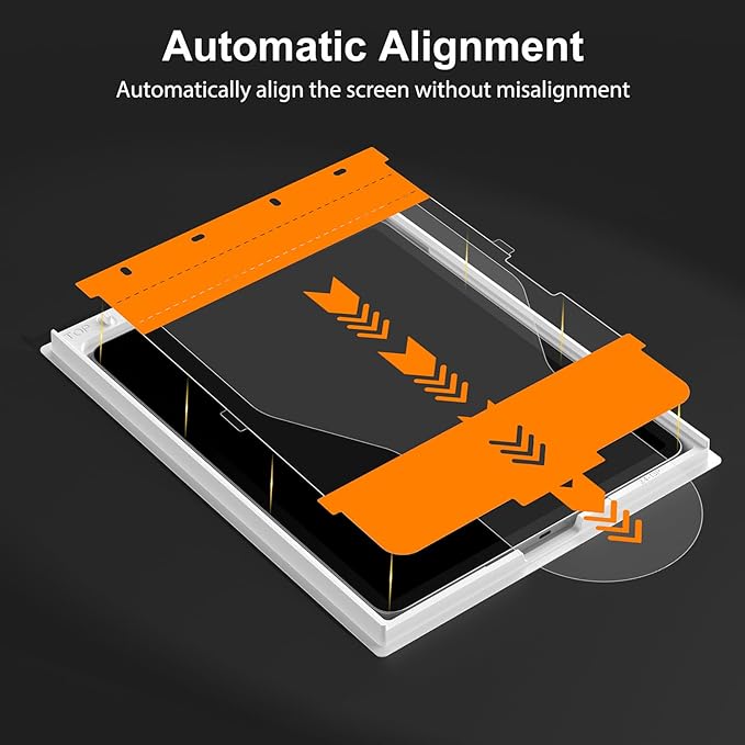 SPARIN 2 Pack Screen Protector for iPad Pro 13-inch M5/M4 (2025 & 2024 Version), Tempered Glass with Easy Application Tray, Case Compatible, Anti-Scratches, High Definition