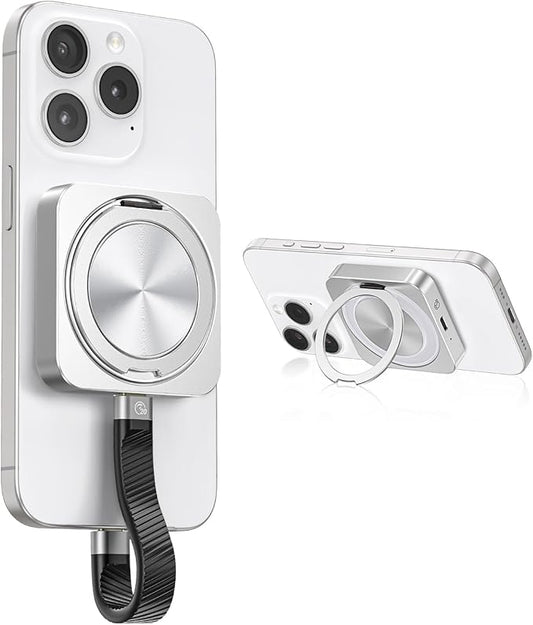 ORICO 512GB Magnetic External SSD with Kickstand, Up to 2000MB/s, 4K ProRes HDR Record and Store, Aluminum Alloy, MagSafe Portable SSD for iPhone 16 Pro Max, Tablet, Computer - CZ20PLUS