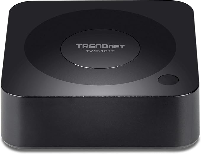 TRENDnet 4K Wireless Presenter Add-on Transmitter, Designed to Connect with The TWP-100R1K Wireless Receiver, 1 x HDMI Port, Share 4K Content, Wireless Screen Sharing, Black, TWP-101T