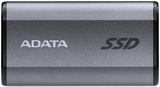 ADATA SE880 2TB - Up to 2000 MB/s- SuperSpeed USB 3.2 Gen 2x2 USB-C External Portable SSD Titanium (AELI-SE880-2TCGY)