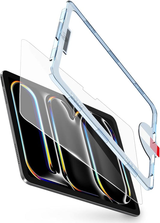 bersem Screen Protector Compatible with iPad Pro 11 Inch M5 2025 / M4 2024, Tempered Glass, Ultra Clear, Anti-Scratch, Case Friendly, EZ Kit, 1 Pack