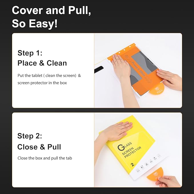 SPARIN Screen Protector for iPad Mini 7 8.3 inches 2024 (A17 Pro)/iPad Mini 6 2021, [2 Pack] for iPad Mini 7th/6th Generation Tempered Glass, Auto Alignment/Easy Installation Tray/Case Friendly