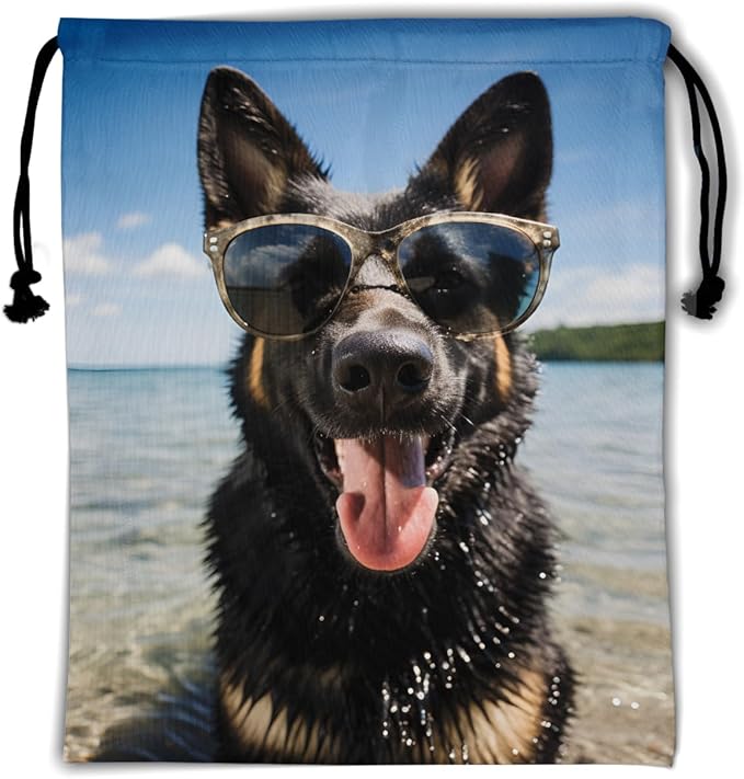 Nerxy Pet Gymnastics Grip Bag Dog Cat Drawstring Grip Bags Puppy Shoe Bag Gym Storage Pouch