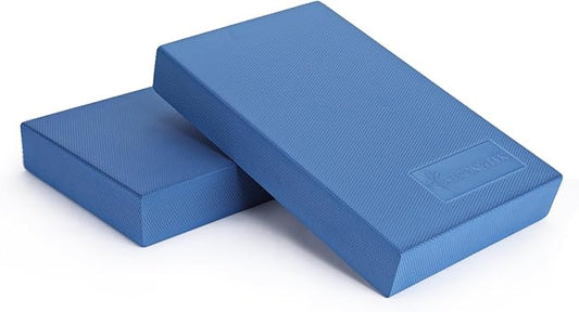 StrongTek 2-in-1 Non-Slip Balance Pad - High-Density Foam Cushion, Supportive Exercise Mat & Knee Pad for Core Training, Yoga, Pilates, Physical Therapy, Stability Training, Stretching, and Rehab