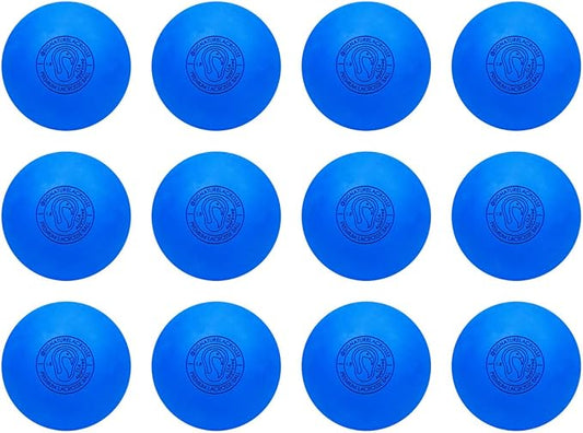 Signature Lacrosse Ball Set - Packs of 2, 4, 8, 12, and 120 - No Chemical Smell Massage Balls, Myofascial Release Tools, Back Roller, Muscle Knot Remover