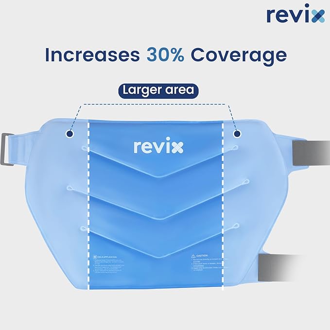 REVIX Extra Large Cold Pack for Hip Replacement, Reusable Ice Pack for Hip Flexor, Post-Workout Recovery, After Hip Surgery Must Have