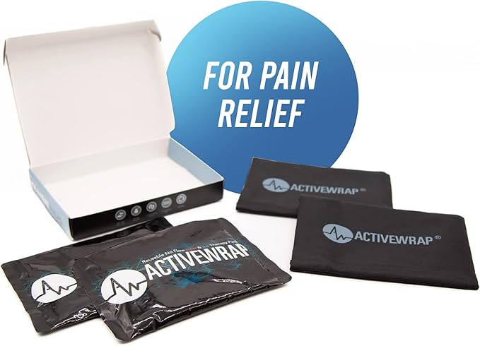 Activewrap Reusable Ice Packs for Injuries - Hot and Cold Gel Compress for Injury Recovery and Pain Relief, Soft, Flexible, Leakproof Pad for Back, Knee, Hip, & Shoulder - Large (7X 10 inches)