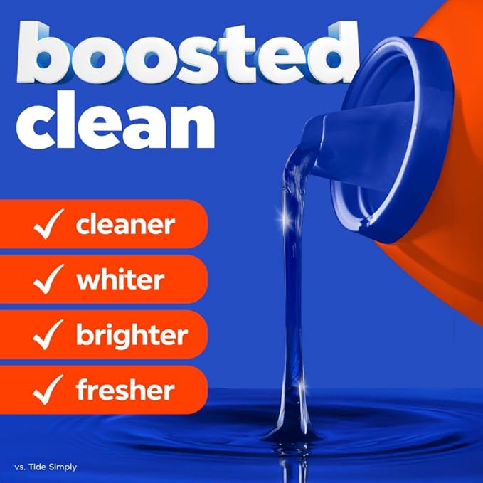 Tide Liquid Laundry Detergent, Original, 64 loads, 80 fl oz, HE Compatible (Packaging May Vary)